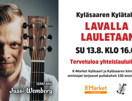 Lavalla lauletaan 13.8.2023